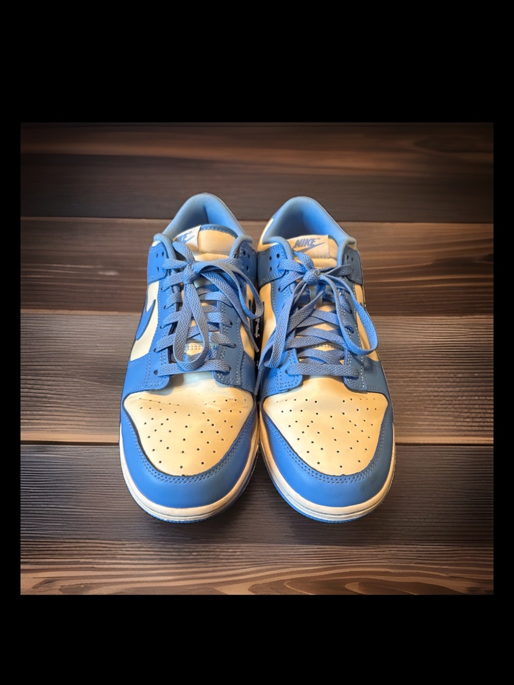 Nike Men’s University Blue and White Low-Top Sneakers